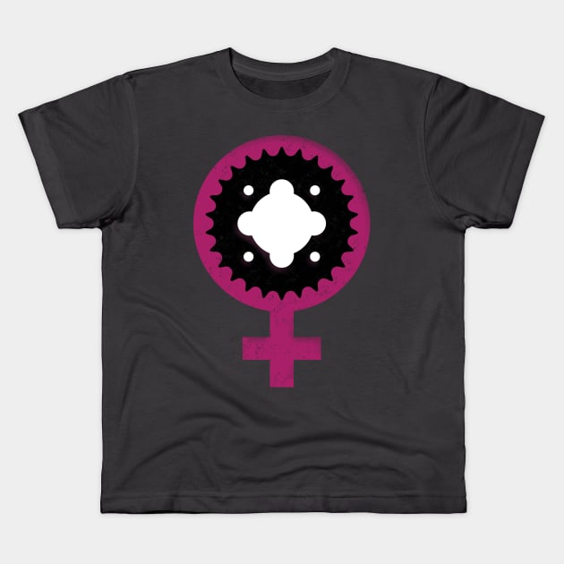 Chain Ring Girl Power 5 Kids T-Shirt by NeddyBetty